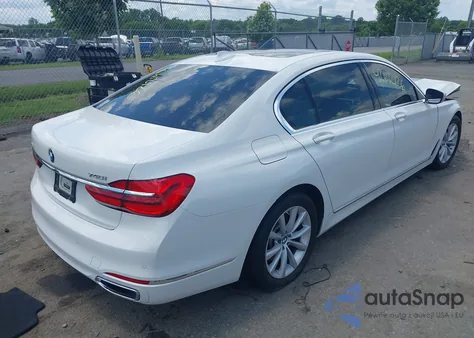 2018 BMW 740I xDrive z USA, uszkodzony, nr VIN WBA7E4C52JGV23797